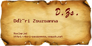 Dóri Zsuzsanna névjegykártya